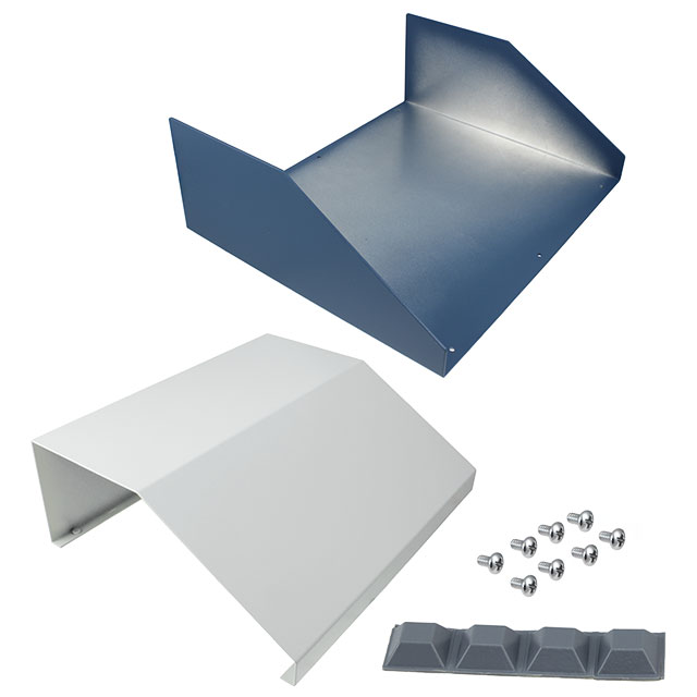 【UNC 4-12-10-BLUE/WHITE】CABINET ALUM BLU/WHT 12"L X 10"W[バルク]